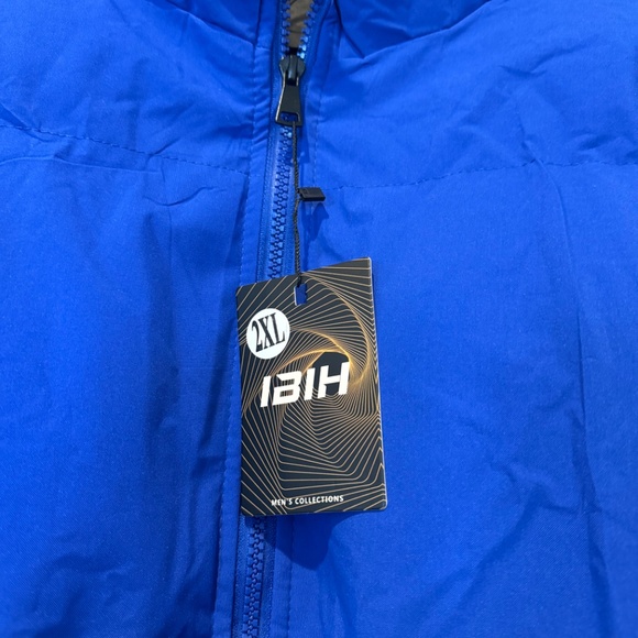 Mens Winter Padded Jackets Full Zipper Windproof Jacket Coat - Picture 8 of 10